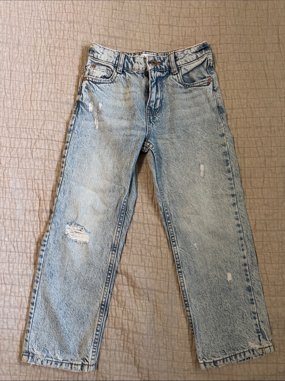 Zara Girls Distressed Jeans